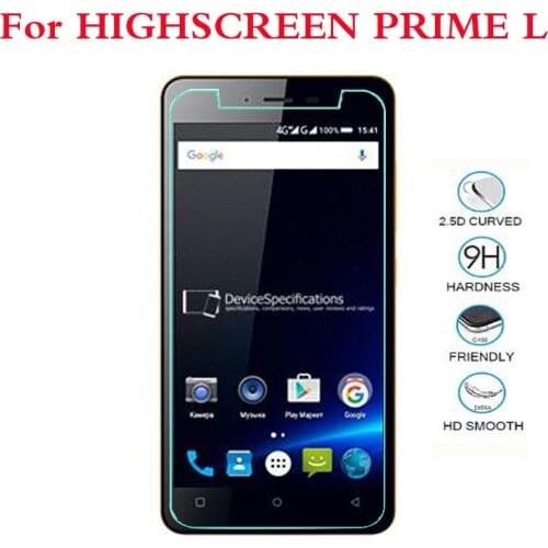 Tempered Glass For HIGHSCREEN PRIME L Screen Protector Film For HIGHSCREEN PRIME L Protective Glass Front Film