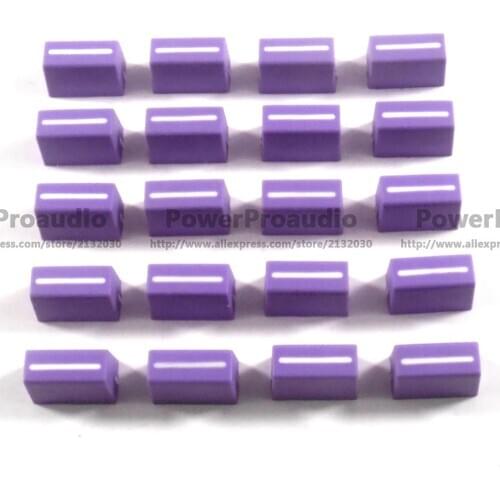 20pcs/lot Purple New Channel Crossfader Fader Cap Knob Fit For RANE 57 TTM57 TTM57sl TTM57mk2