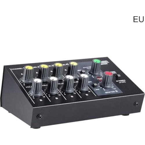 8 Channel Sound Universal Digital Mixer Adjusting Microphone Mixing Console Mono/Stereo Mono/Stereo EU/US Plug