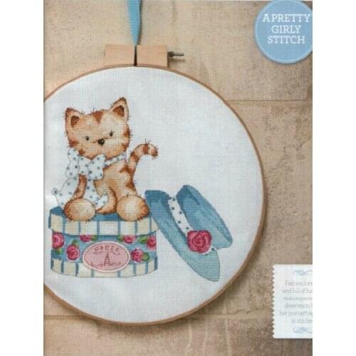 FREE Shipping Top Quality popular counted cross stitch kit fashion kitten cat kitty, perfect for a cat fan