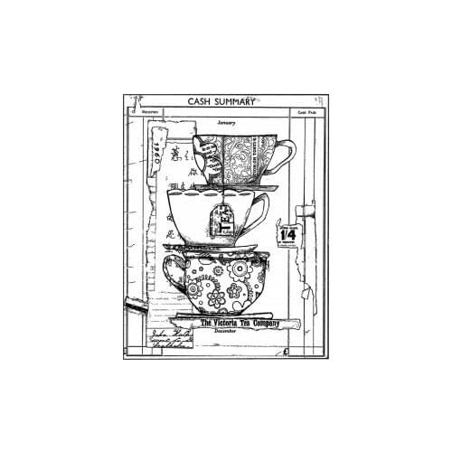 Cup / background / Clear Silicone Stamp/Seal for DIY scrapbooking/photo album Decorative clear stamp M1427