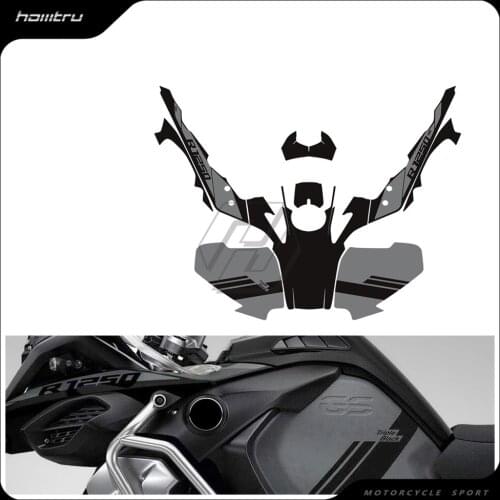 Motorcycle Full Graphic Decal Kit Case for BMW R1200GS R1250GS Adventure Triple Black 2014-2022