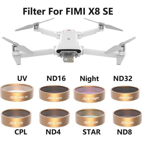 Drone Camera Filter For Xiaomi Fimi X8 SE CPL UV Star ND 4 8 16 32 Filters For Fimi X8 SE Drone Accessories