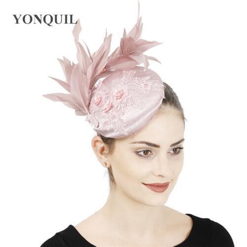 Nice Fashion Women Wedding Hat Bridal Ladies Wedding Fascinators Headband With Fancy feather Party Occasion Hair Accessories