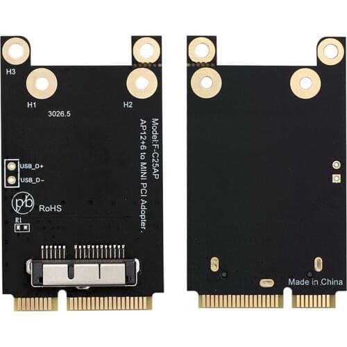 Mini PCI-E to WiFi Adapter wireless Network Card for BCM94360CD BCM94331CD BCM94360CS BCM94360CS2 work for MacBook Pro / Air