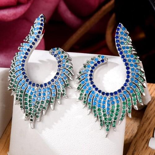 Missvikki Summer beach shimmering Tassel Trendy Earrings High Quality CZ for Women Girl Daily Fashion Romantic Earring Jewelry