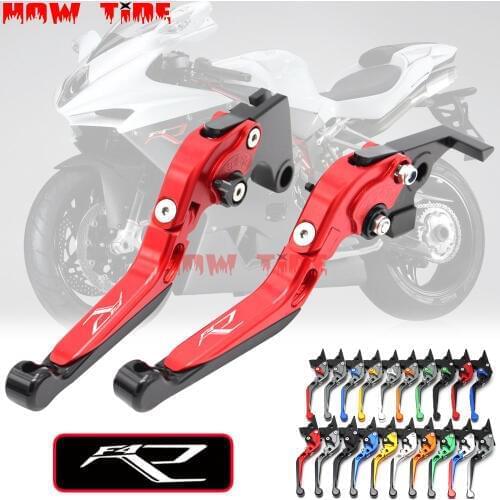 Motorcycle Folding Extendable CNC Moto Adjustable Clutch Brake Levers For MV AGUSTA F4R F4 R 2012 2013 2014