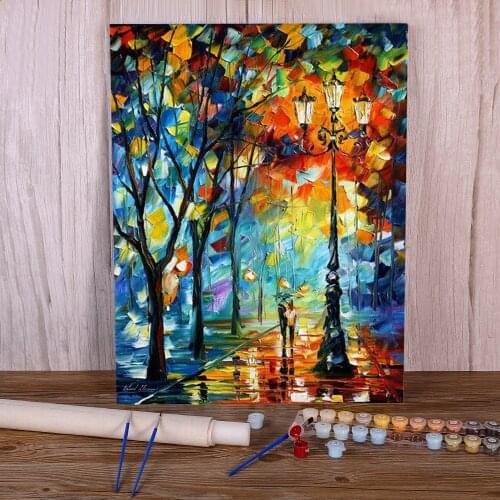 Real Dreams DIY Paint By Numbers Kit Acrylic Paints 40*50 Canvas Painting Home Decor For Kids Wall Art Wholesale