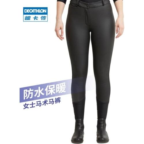 New Autumn And Winter Adult Female Comfortable And Breathable Equestrian Equipment Waterproof And Velvet Riding Breeches