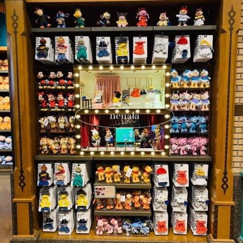 Kawaii Anime Figure Disney Original Plush Mini Doll Minnie Mickey Mouse Winnie NuiMO Joints Movable Changeable