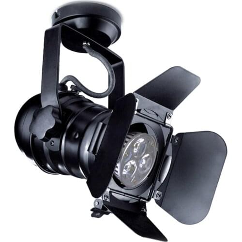 OuXean Industrial Ceiling Lamp Retro Loft Black Ceiling Lighting E27 for Stage Hotel Bar Living Room Home or Office Decoration