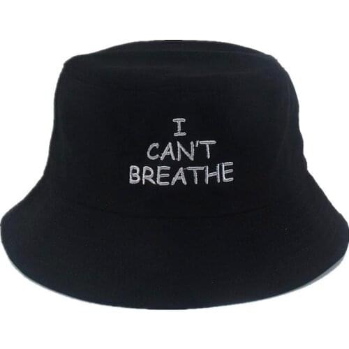 Cotton Breathe Letter Embroidery Bucket Hat Fisherman Hat Outdoor Travel Hat Sun Cap Hats for Men and Women 203