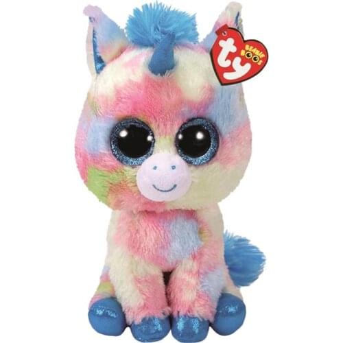 Ty Plush Animal Doll Ice Cream Unicorn Soft Stuffed Toys 15cm