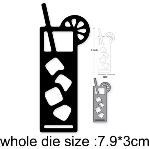 Glass Cup Cutting dies New 2021 Metal Cutting Dies For DIY Scrapbooking and Card Making Decorative Embossing Die Cut Craft dies