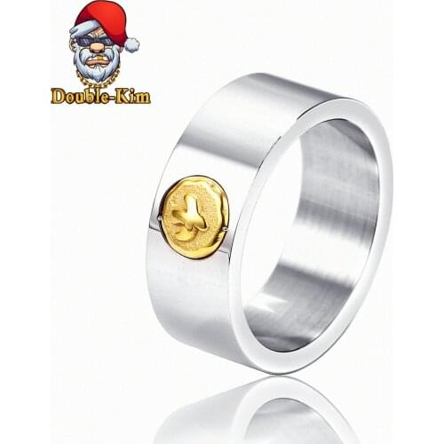 Simple Eagle Ring Titanium Stainless Steel Material Rings Hip-Hop RAP Street Culture Gold Ring Fashion Trendy Man Jewelry Gift