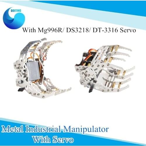 Robot Gripper Manipulator Mechanical Arm Clamp for Servos G8 With DS3218/MG996R/DT-3316 Steering Gear Industrial Manipulator