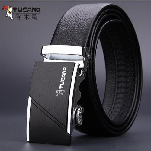 Cow genuine leather luxury strap male belts for men new fashion classice vintage pin buckle leather belt male belt