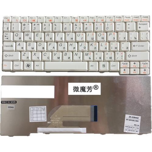 Russian Keyboard FOR LENOVO S10-2 S10-2C S10-3 S10-3C S11 RU laptop keyboard WHITE