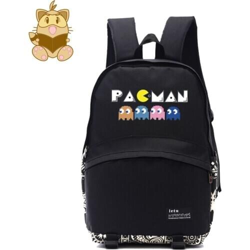 2017 new design game fans backpack Retro game console concept backpack classic FC game PAC MAN backpacks nb038