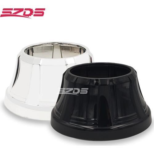 SZDS 3.0 inch Bi xenon projector lens Silver Black shrouds for Hella 3r 5 koito q5 Headlight retrofit Hood Mask Car Styling