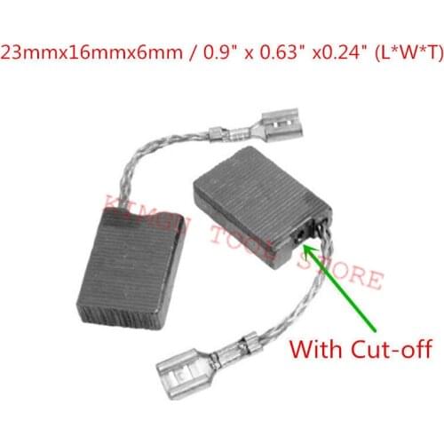 2 Pairs Replace Carbon Brushes for Bosch PWS2000-230JE PWS20-230J PWS20-230 PWS1900 GCO14-24J GCO240 PWS20-230J GCO14-24 DCO14-2