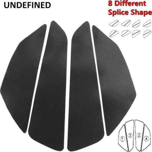 Universal Motorcycle Tank Traction Side Pad Gas Knee Grip Protector Sticker 3M Rubber Decals for Honda CB CBR Yamaha Suzuki Moto