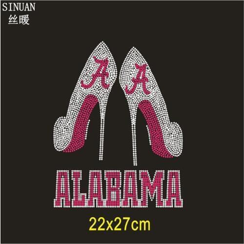 SINUAN Iron On Motifs Hotfix Rhinestones Garment Iron-On Patches Motif Rhinestones Patches Applique 10Pieces Rhinestone Crafts