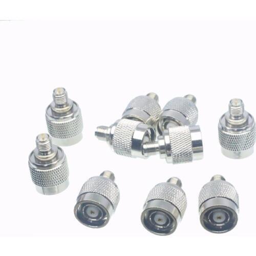 2pcs RP TNC male jack to RP SMA female M/F Straight RF Coaxial adapter connector