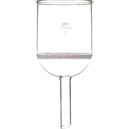 350ml,Glass Buchner funnel,Coarse filter,Straight Tube,Chemistry GG17 labware