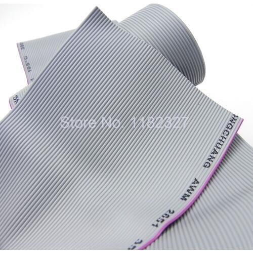 5 meters/lot) Lint kabel 64pin Ribbon Cable 64 P lint kabel 1.27 MM pitch 5000mm length