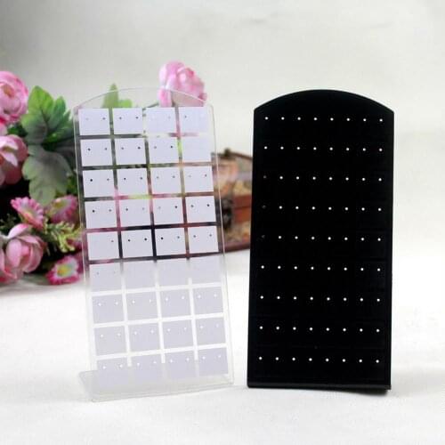 50% Hot Sales L Shape 24/48/72 Holes Ear Stud Earrings Display Rack Jewelry Holder Organizer