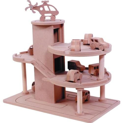 Wood Floors Parking Garage Toy
