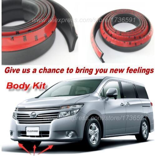 For Nissan Quest Elgrand For Mercury Villager / Bumper Lips / Spoiler Tuning / Front Tapes / Body Kit / Thick lips / Side skirts