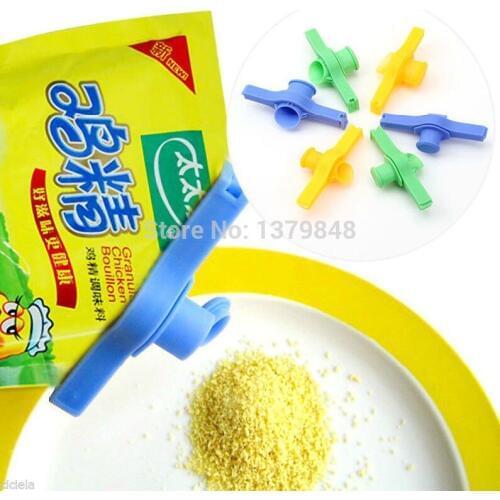 3PCS/LOT Food Storage Sealed folder with Discharge mouth food sealing clips