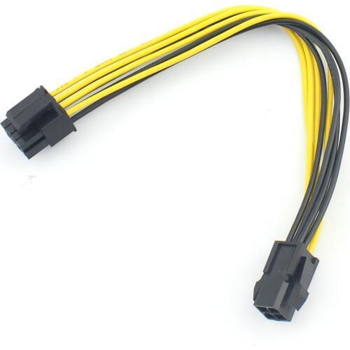 High Quality 4Pin 4P to 8Pin 8P Power Supply Cable Computer CPU P4 to P8 Extension Conversion Wire Cord 20cm
