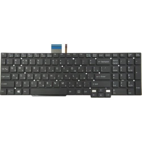 New For Sony VAIO SVT15117CXS SVT151190X SVT1511ACXS SVT1511M1E/S SVT1511M1R SVT151A11L Laptop Keyboard RU Black With Backlit