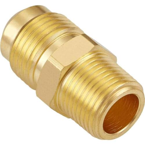 The Brass Flare 5/16" OD x 1/8" Male NPT Connector Tube Fitting