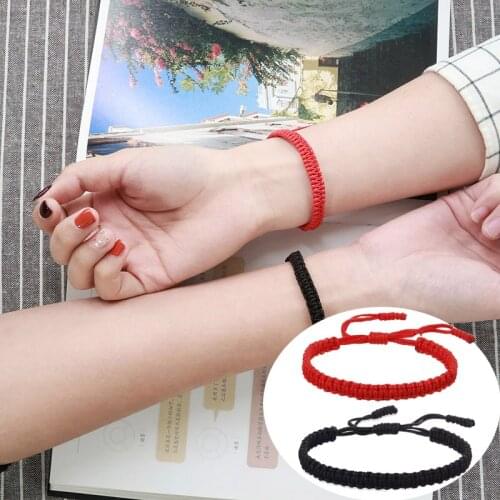 Trendy Tibetan Buddhist Handmade Knots Rope Budda Bracelet for Women Men Love Lucky Charm Prayer Bracelets&Bangles Friends Gifts