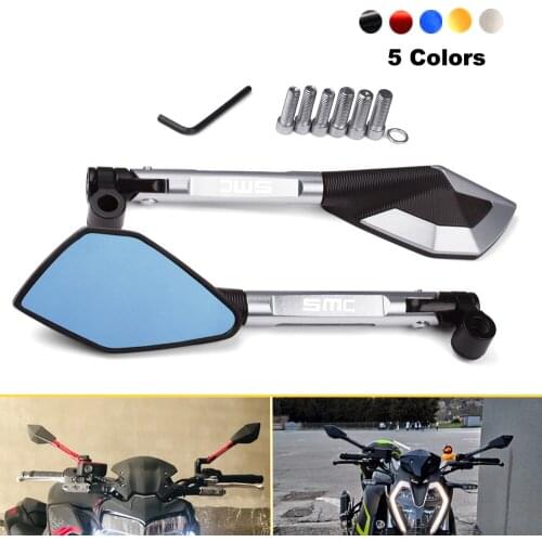 Motorcycle CNC Aluminum Mirrors Moto Rearview Mirrors Side Mirrorsr For 690 SMC 690SMC SMC-R 690SMC-R 2012 2013 2014 2015 2016