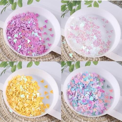 2021 Mouse Addition Soft Slices Sprinkles For Modelling Slime Glue Fluffy Diy Nail Supplies Charm Clay Accessories Kit For Kids