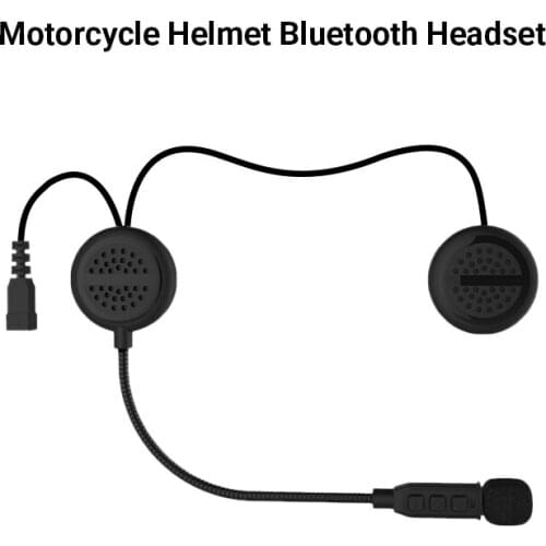 Motorcycle Helmet Bluetooth Earphones S1 Connect with 2 Phones Rechargeable Battery Micro USB Port