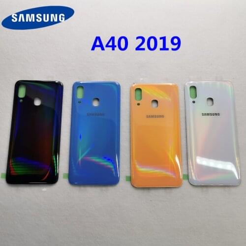 Original Housing Case For Samsung Galaxy A40 2019 A405 A405F A405FN/DS Battery Back Cover Door Rear Cover Repair Part Plastic