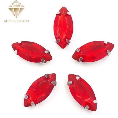 NEW Promotion Matt Red opal Horse eye sew on rhinestones flatback Resin Leaf shape loose rhinestones DIY garment Accessories