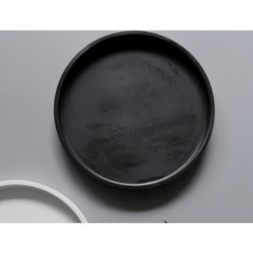 S8085 flower pot holder silicone molds concrete tray moulds concrete Home Furnishing molds fruit plate moulds