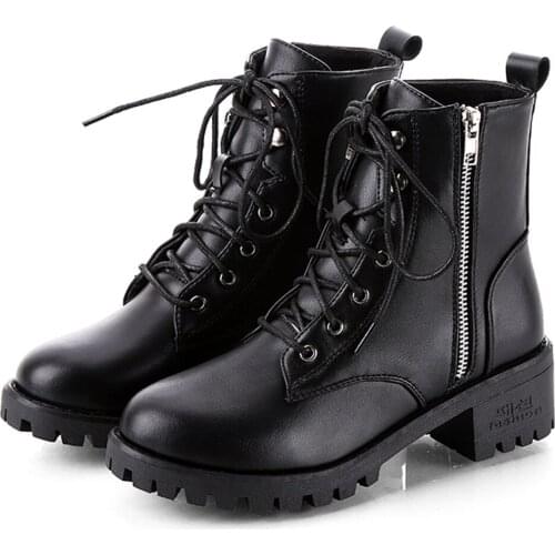 SAGACE Boots Womens Ladies Boots Ankle Boots Vintage Leather Ankle Short Cowboy Motorcycle Boots Shoes Womens Boots