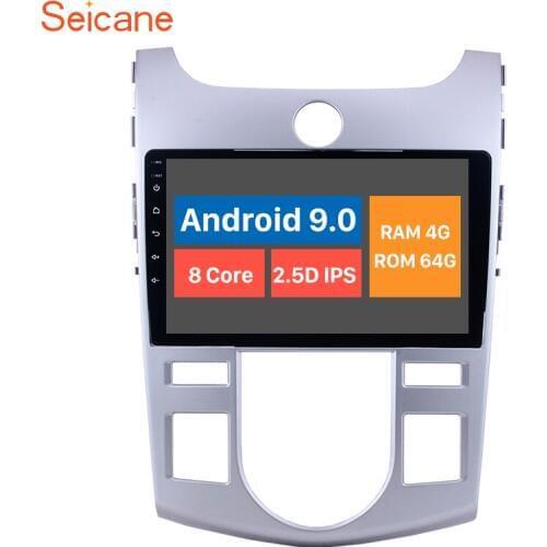 Seicane 9" Android 10.0 Radio DVD Player Navigation System For 2008 2009 2010 2011 2012 KIA FORTE (AT) With Bluetooth Wifi 3G