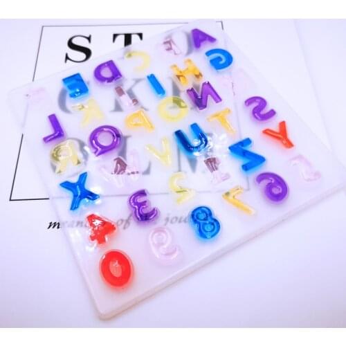 Uppercase Letter Silicone Mold Capital Letter Soft Mold for UV Resin Alphabet A To Z Mold Epoxy Resin Art Supplies Resin Mold