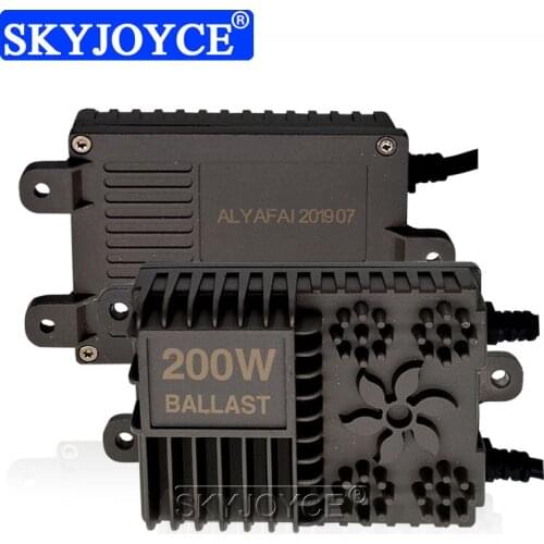 SKYJOYCE 2PCS 200W Xenon HID Ballast High Power Slim Digital Reactor Replacement For 12V H1 H3 H7 H11 D2H HID Conversion Kit