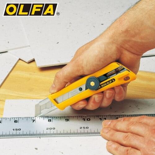 OLFA imported from Japan heavy duty cutting 18mm acid-proof non-slip handle 148BG knob utility knife NOL-1