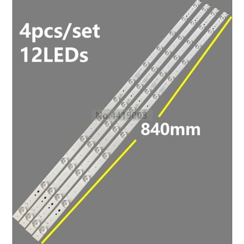 LED Backlight strip 12 Lamp for Kon ka 43'' TV KKTV K43 DLED43GK4X12 0002 LED43F1500C LED43G300